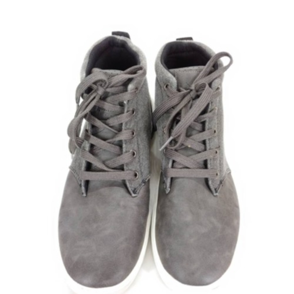 Departwest Shoes Mens Dex Gray 8 High Top Sneakers Athletic Hiking HC6342M
